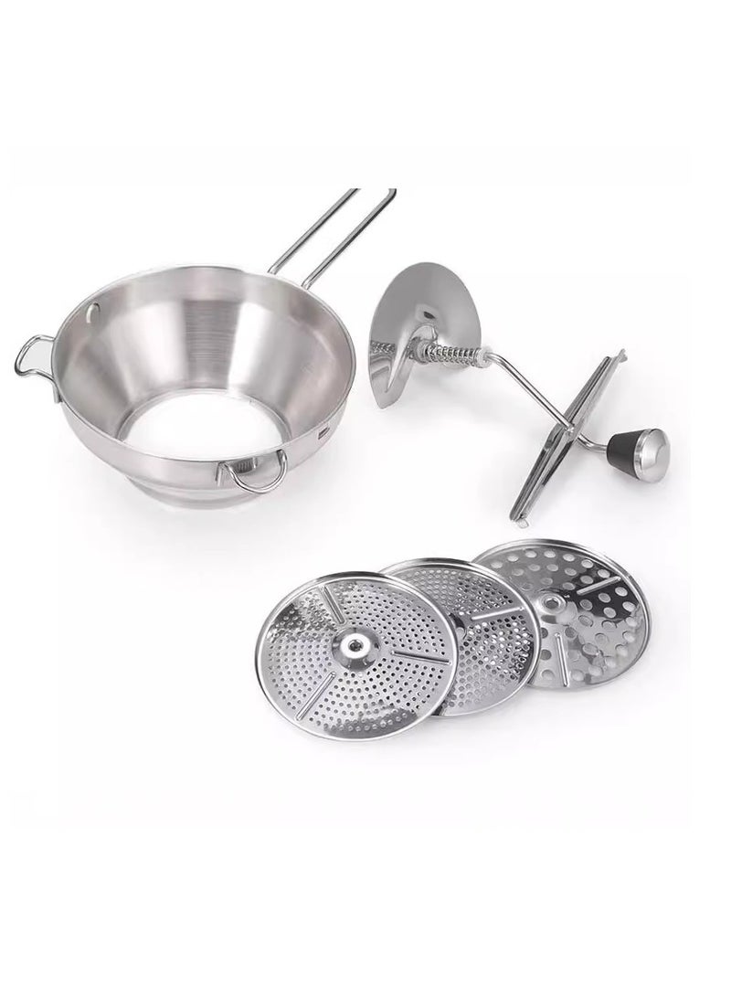 عام الفولاذ المقاوم للصدأ خلاط الطعام ، خلاط المربى ، طاحونة الطين ، الصحافة الطين البطاطا ، الصحافة البطاطا ، طاحونة الطين الخضار والفواكه - Image 3