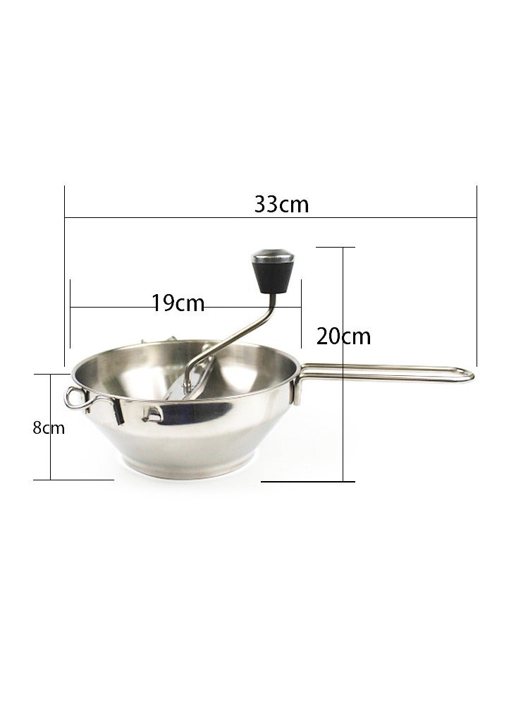 عام الفولاذ المقاوم للصدأ خلاط الطعام ، خلاط المربى ، طاحونة الطين ، الصحافة الطين البطاطا ، الصحافة البطاطا ، طاحونة الطين الخضار والفواكه - Image 4