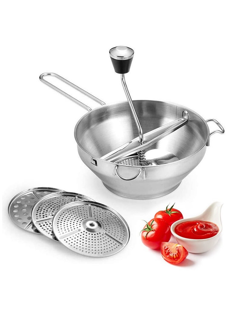 عام الفولاذ المقاوم للصدأ خلاط الطعام ، خلاط المربى ، طاحونة الطين ، الصحافة الطين البطاطا ، الصحافة البطاطا ، طاحونة الطين الخضار والفواكه - Image 1