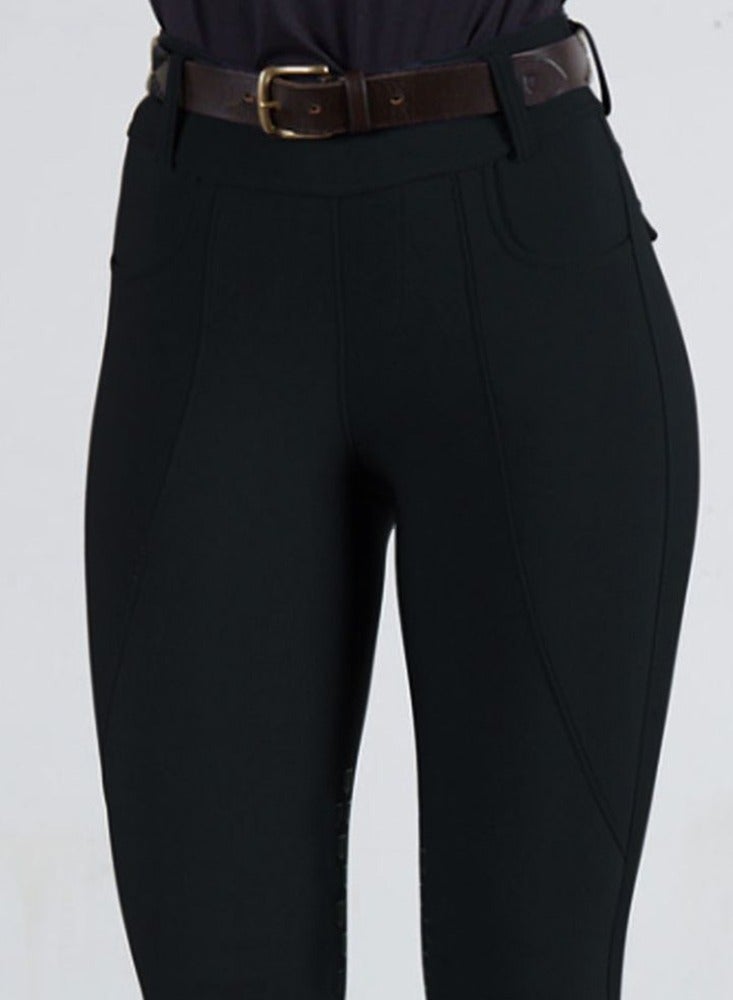 عام مقعد كامل ركوب المؤخرات النساء طماق الفروسية ركوب الخيل الملابس السراويل مع جيوب - Image 3