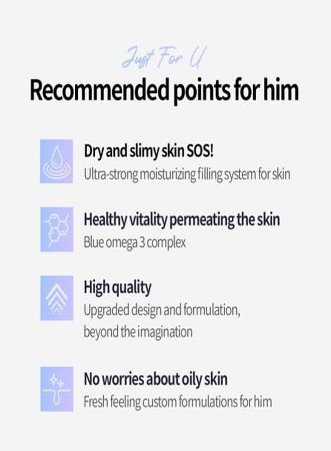 تشارمزون سكاي مان هاي-إند أوم سكين - تونر منعش للوجه للرجال مع مركب أوميغا الأزرق (130 مل / 4.39 أونصة سائلة) - Image 5