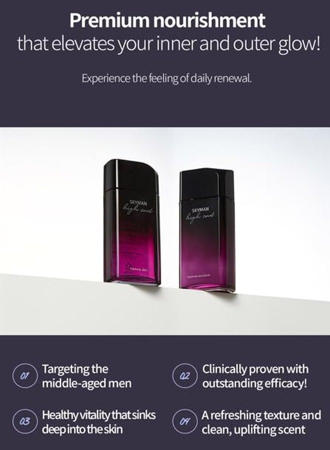 تشارمزون سكاي مان هاي-إند أوم سكين - تونر منعش للوجه للرجال مع مركب أوميغا الأزرق (130 مل / 4.39 أونصة سائلة) - Image 3