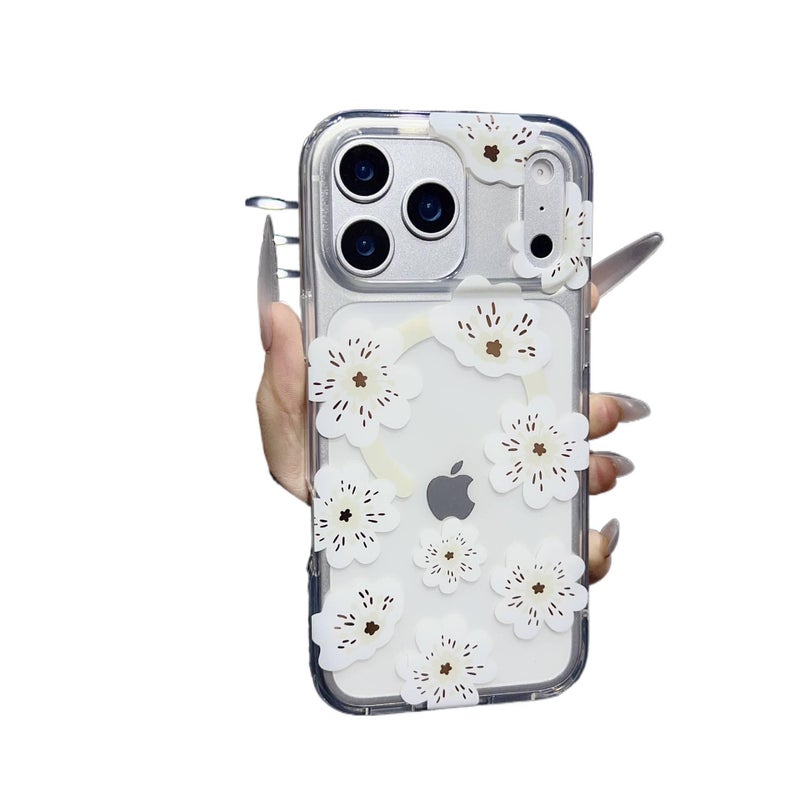 MagSafe Case | Shockproof Cover for iPhone 14 / 14 Plus / 14 Pro / 14 Pro Max | Acrylic Drop Protection | Pink - Image 1