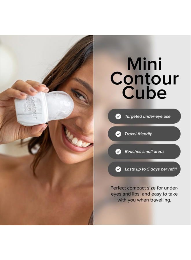 Contour Cube Mini - Revolutionary Ice Roller for Sculpting & De-Puffing - Face Ice Roller & Massager - Ice Mold for Face - Compact Skin Care Tools for Daily Skincare & Travel - Marble - Image 3