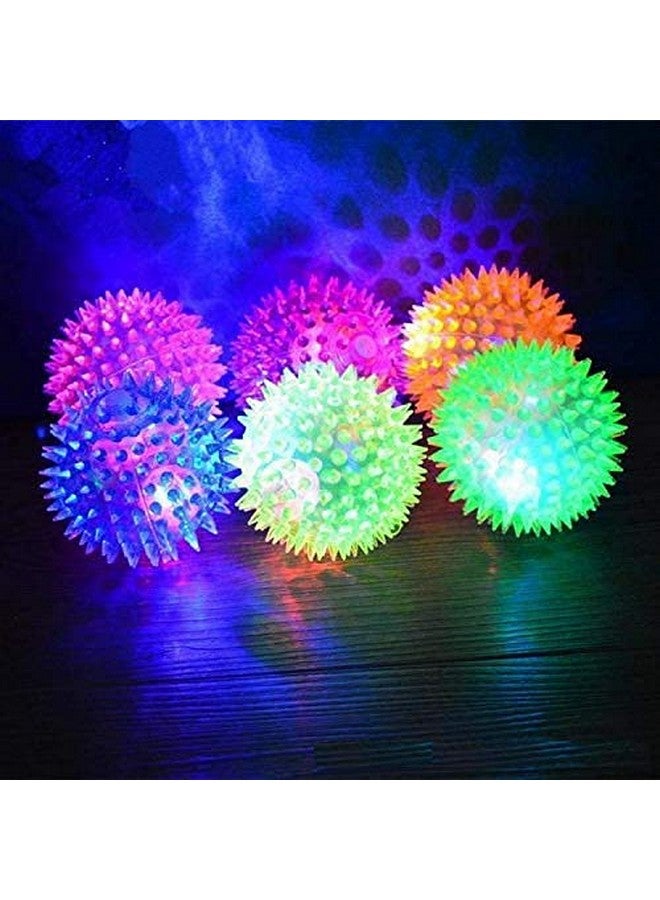 Rubber Led Spiked Ball Dog Chew Toy, Assorted (Set Of 2), 3 Inches - Image 3