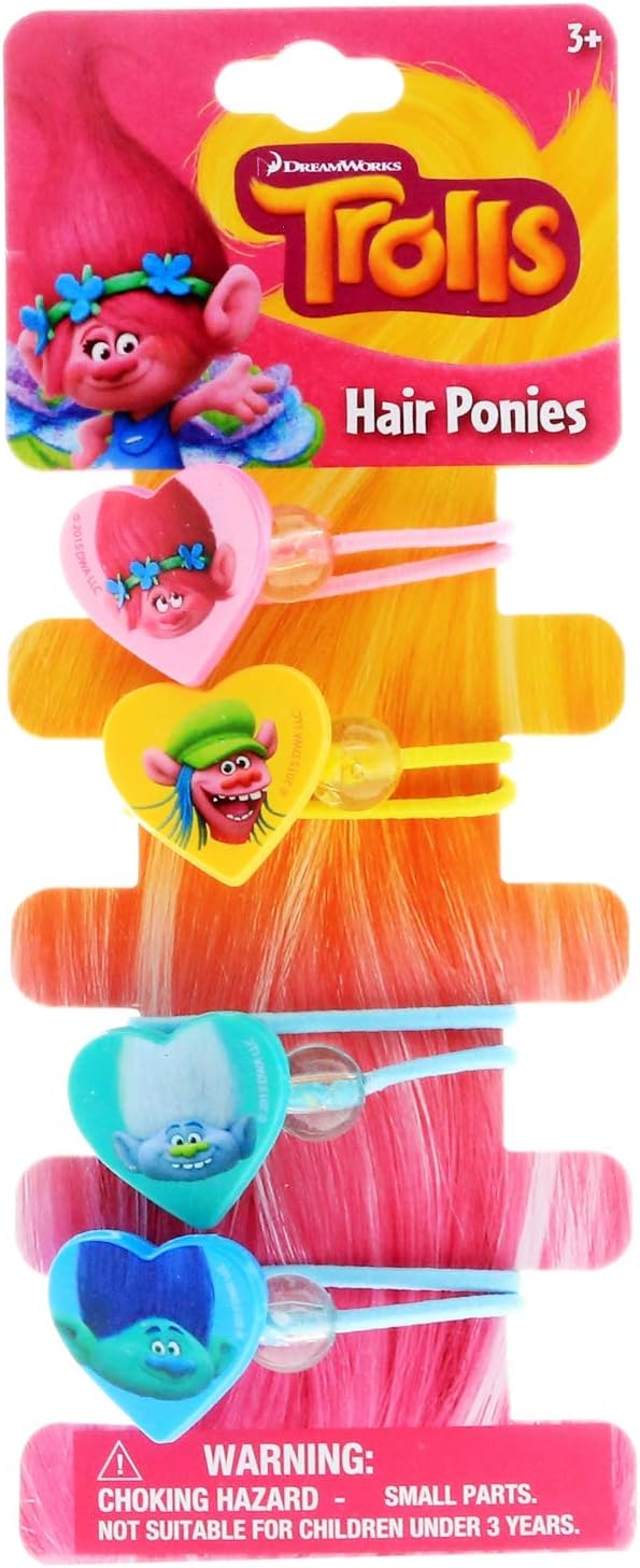 DreamWorks Trolls Hair Ponies