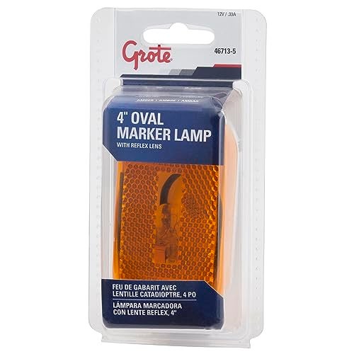 Grote 46713-5 Single-Bulb Oval Clearance Marker Light (Built-in Reflector) - Image 3