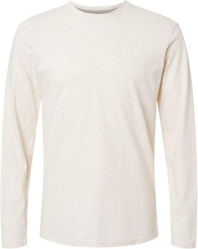 LAT Fine Jersey Long Sleeve Tee M Natural Heather - Image 1