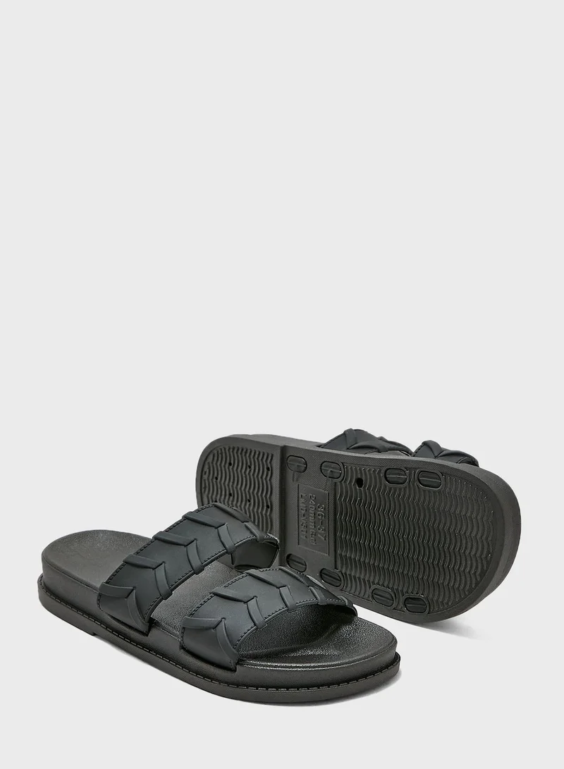 Ginger Double Strap Slides