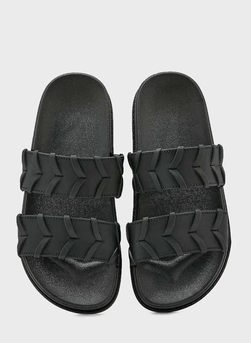 Ginger Double Strap Slides