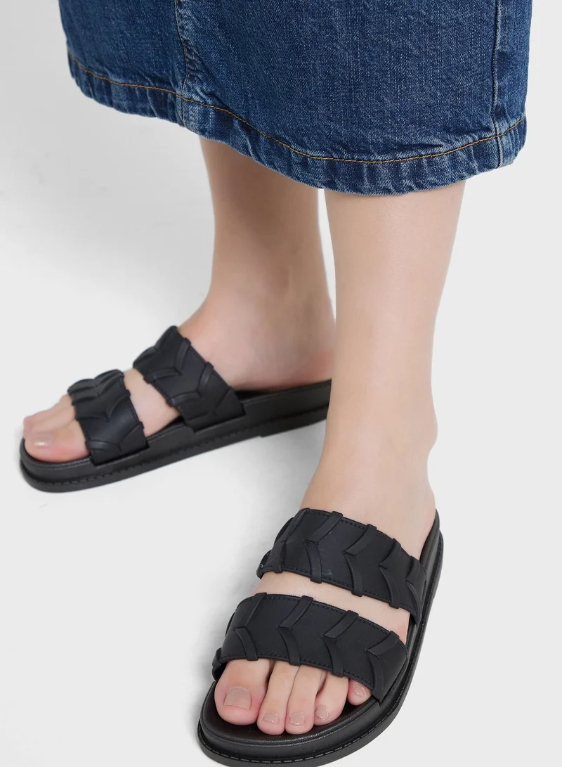 Ginger Double Strap Slides
