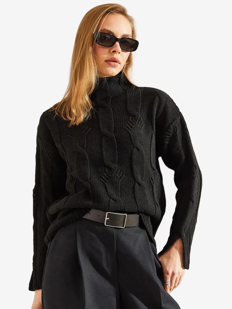 بيانكو لوتشي بلوفر محبوك بنصف ياقة عالية من لوتشي