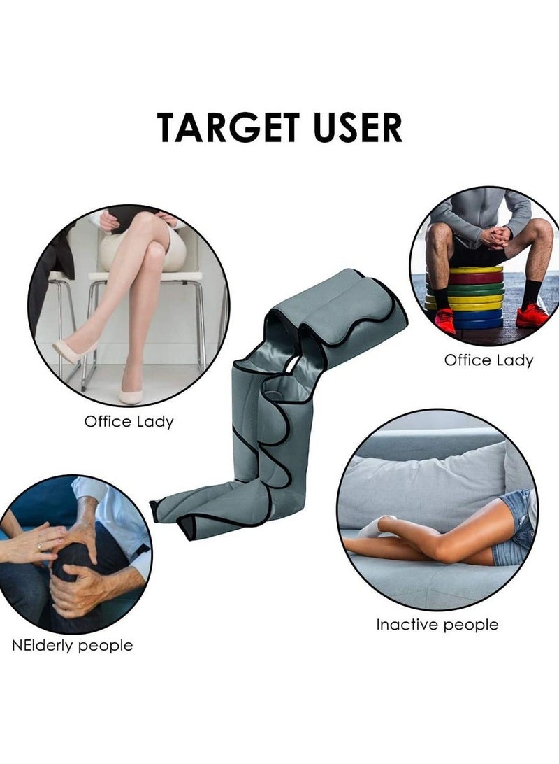 Halamine Leg Compression Massager device，Leg Massager for Circulation and Pain Relief, leg massager with air pressure, Easy to use, Muscle Relaxation - Image 4
