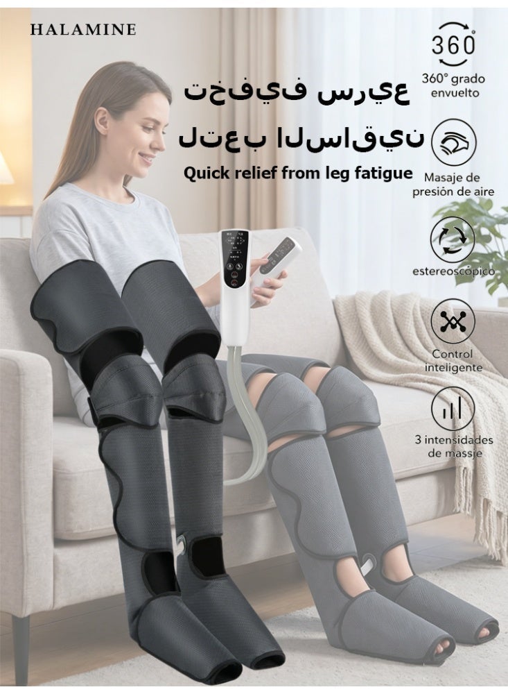 Halamine Leg Compression Massager device，Leg Massager for Circulation and Pain Relief, leg massager with air pressure, Easy to use, Muscle Relaxation - Image 1
