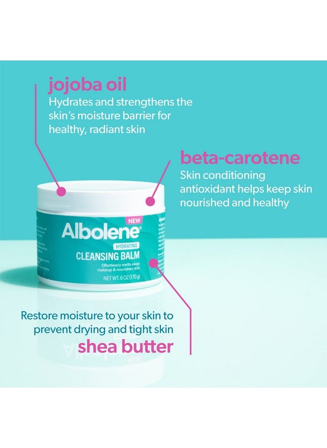 Albolene Albolene Cleansing Balm, Hydrating Makeup Remover and Face Wash with Shea Butter and Jojoba Oil, 6 fl oz, Packaging May Vary  - Image 3