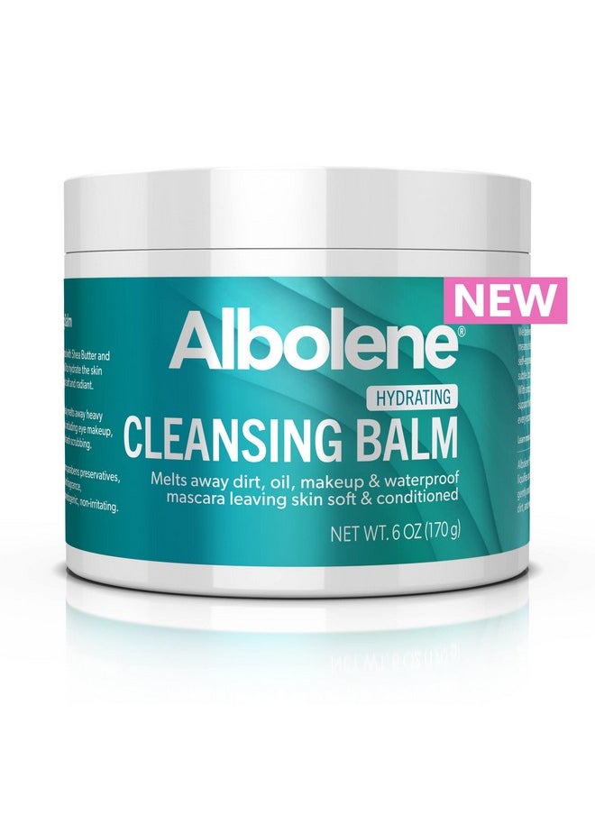 Albolene Albolene Cleansing Balm, Hydrating Makeup Remover and Face Wash with Shea Butter and Jojoba Oil, 6 fl oz, Packaging May Vary  - Image 1