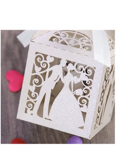 KASTWAVE Boxes for Gift, Favor Box Gift, Box Gift Boxes Wedding Favor Boxes Candy Gift Boxes for Wedding Birthday Baby Bridal Shower Party Favors Supplies 100pcs  - Image 5