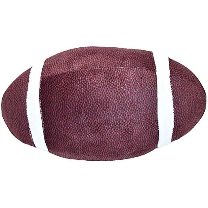 iscream Silky Fleece Covered 25cm Slow Rise Squishy Football Shaped Stress Ball - Image 2