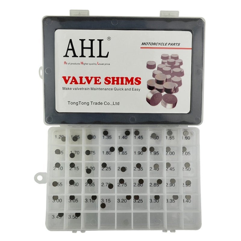 AHL 7.48mm O.D. Adjustable Valve Shim Kit for Honda CRF250R CRF250 R 2004-2017 (47pcs) - Image 1
