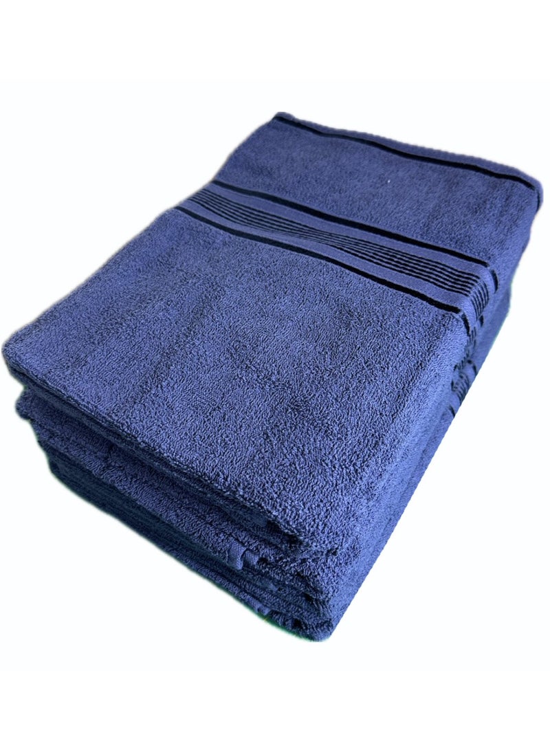 Baltic Linen مجموعة مناشف حمام فائقة النعومة من القطن بنسبة 100% - فائقة الامتصاص، معالجة مضادة للبكتيريا، 430 جرام لكل متر مربع، كبيرة 70×140 سم - Image 2