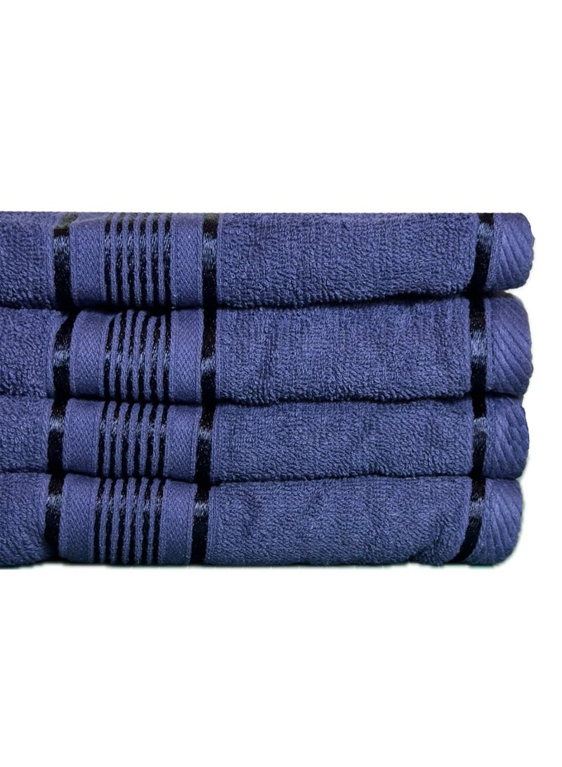 Baltic Linen مجموعة مناشف حمام فائقة النعومة من القطن بنسبة 100% - فائقة الامتصاص، معالجة مضادة للبكتيريا، 430 جرام لكل متر مربع، كبيرة 70×140 سم - Image 3