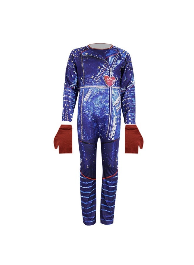 NIBEMINENT Descendants of the Halloween one-piece tight-fitting stage performance costume - Image 1