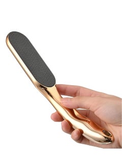 Excefore Glass Foot File for Dead Skin, Foot Callus Remover with Glass Etching Technology, Nano Glass Foot File Heel Scraper, Gently for Foot Pedicure Tools, Wet and Dry Feet, Gold  - Image 1