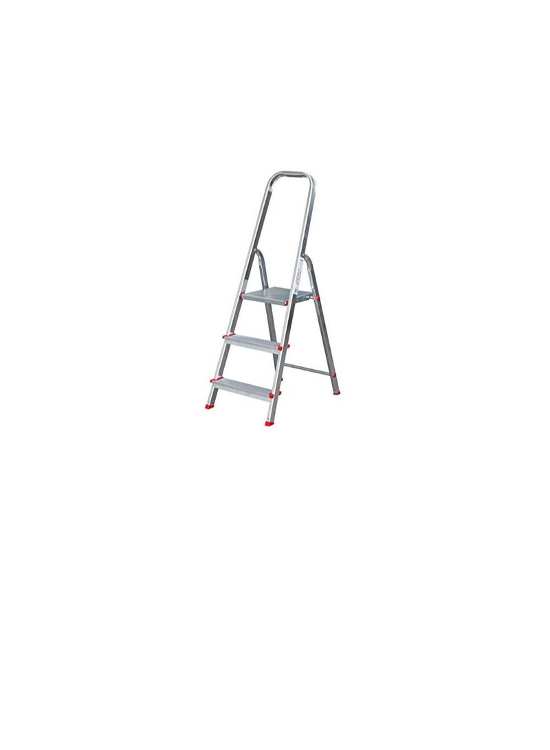 Beorol 2 Step Aluminium Folding Ladder 150 Kg Capacity, EN131-2/2017 Lightweight Multi-Purpose Portable Step Stool for Home, Kitchen & Office  - Image 1
