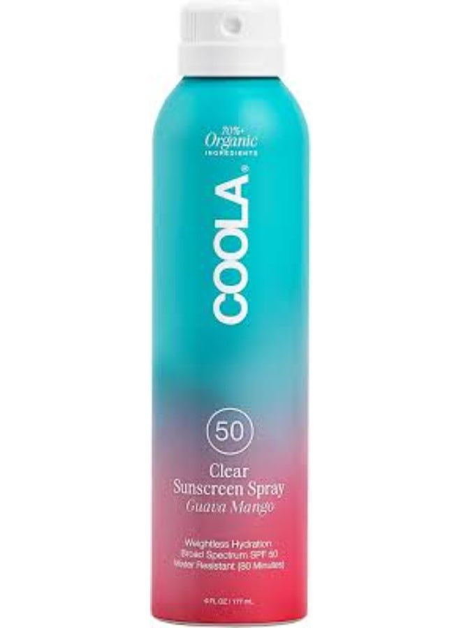 Coola® Classic SPF 50 Body Spray Guava Mango 177ml - Image 1