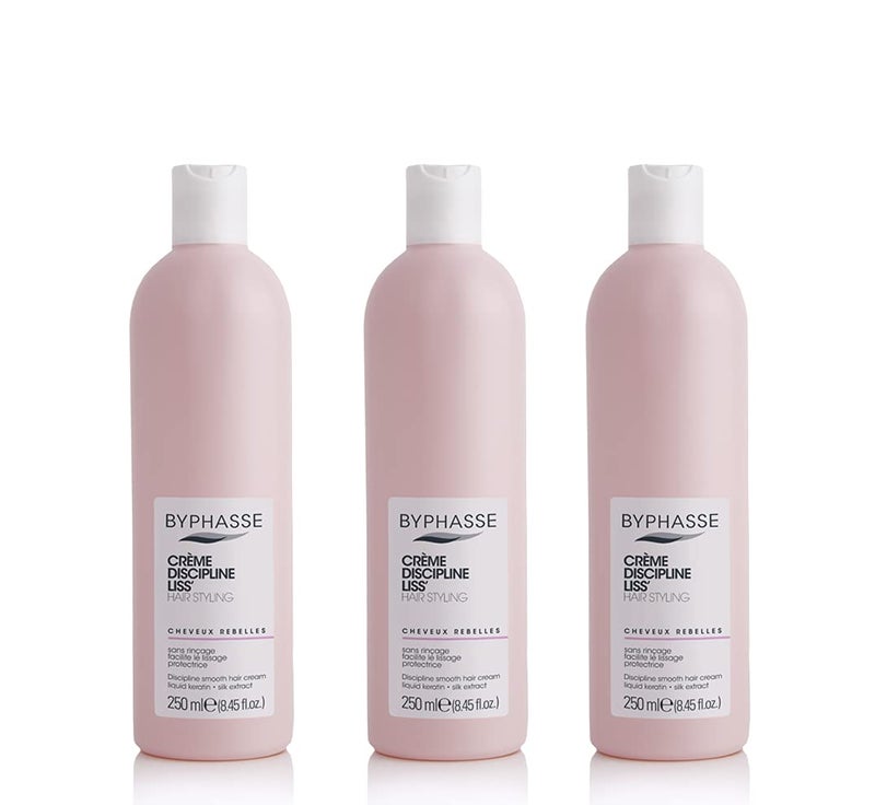 Byphasse  Protective Cream for Unruly Hair  250 ml  Pack of 3