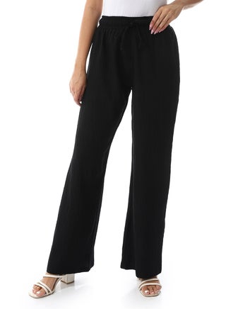 Women's Linen Wide-Leg Trousers, Black - pzsku/Z7968A19293934E11B10DZ/45/_/1724266506/8f52df07-af2a-41e4-81a9-adf53481e748