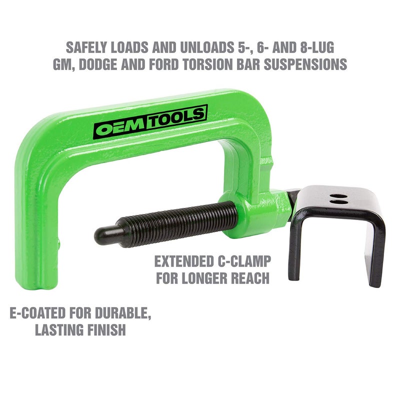 OEMTOOLS 37278 Torsion Bar Tool, Torsion Key Removal and Installation, Fits Heavy Duty Suspensions, E-Coated for Durability - Image 4