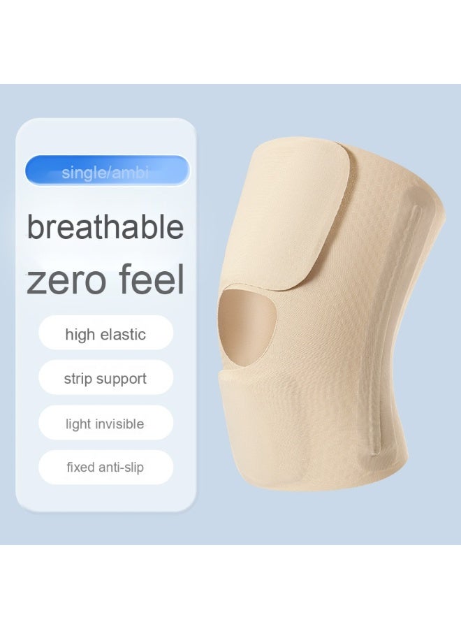 NIBEMINENT Summer Ultra-Thin Half-Moon Knee Pads - Anti-Slip Sports Leg Sleeves