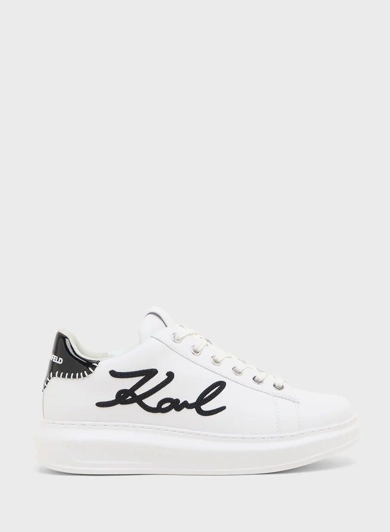 كارل لاغرفيلد Kapri Low Top Lace Up Sneakers
