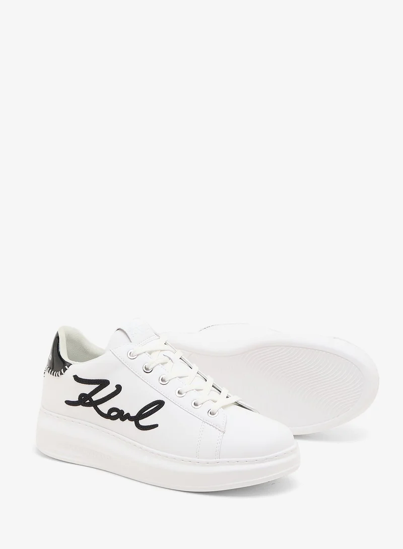 Karl Lagerfeld Kapri Low Top Lace Up Sneakers