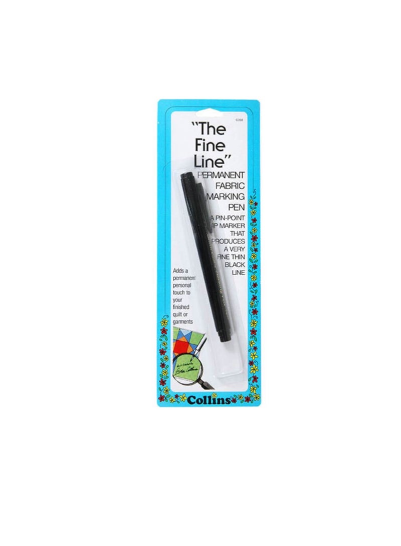 Fabric Pen Black Permanent - Image 2