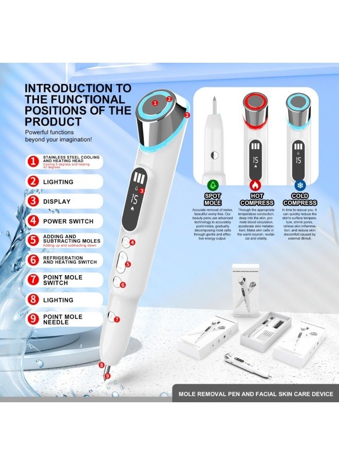 General Mole spot pen to scan spots to remove moles, ice hot compress, color light spot mole pen, special spot pen for beauty salons, mole scanner  - Image 3