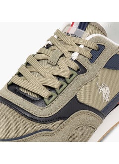 U.S. Polo Assn. Men's Logo Detail Sneakers with Lace-Up Closure  - Image 4