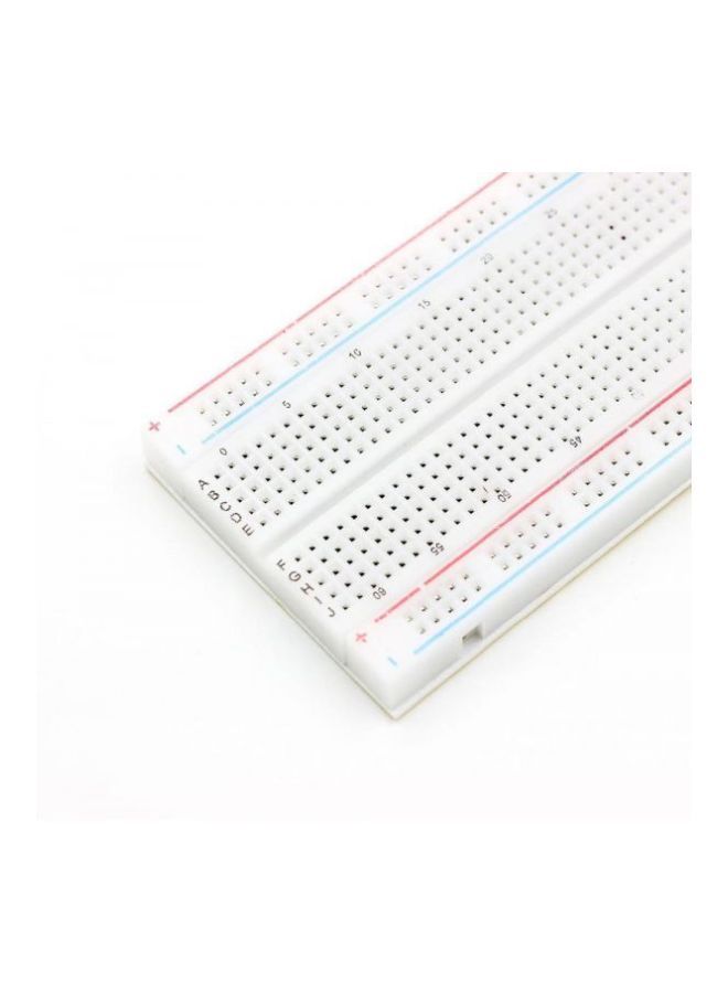 لوحة دائرة كهربائية مطبوعة تحتوي على 830 نقطة تعادل للحام أبيض 16.5x5.5x0.85سنتيمتر - Image 3