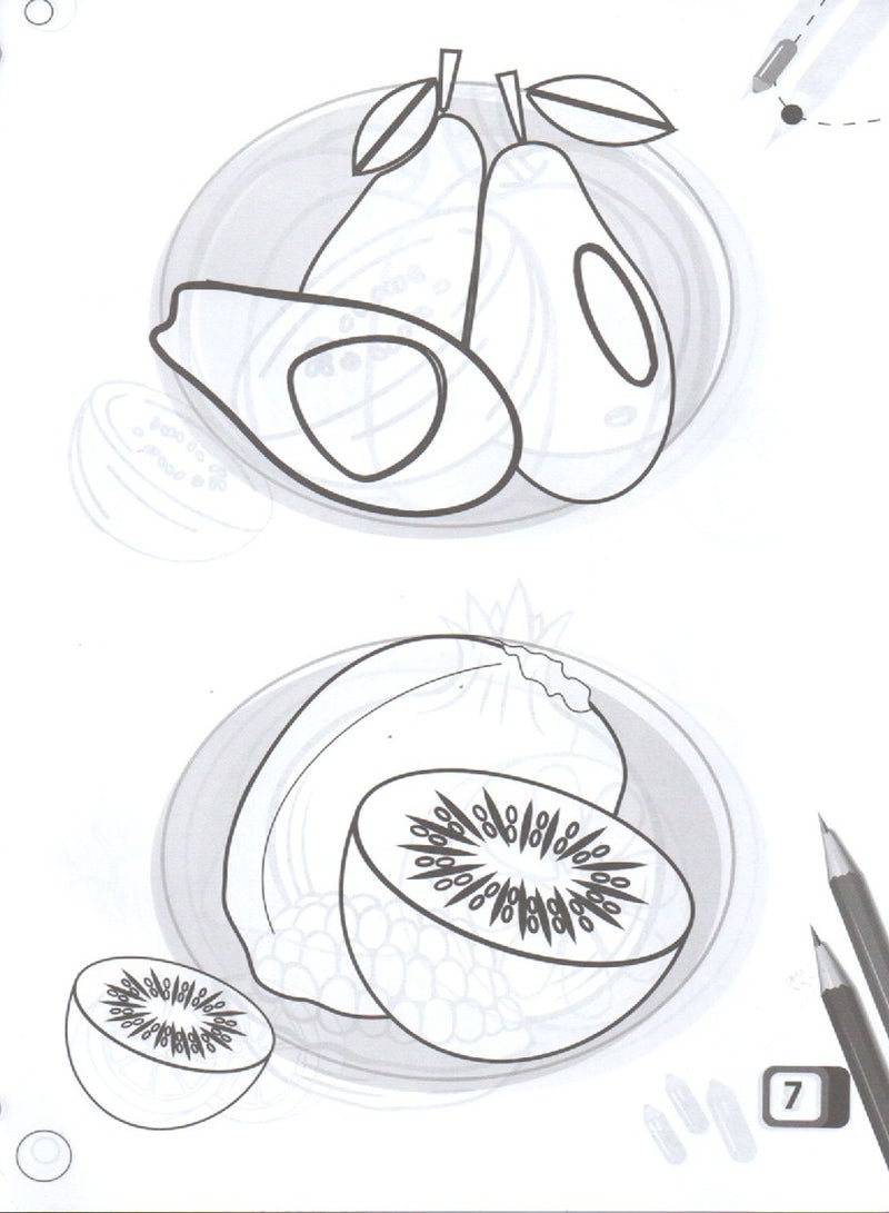 A Set Of Coloring Books About Birds And Vegetables And Fruits  - Image 5