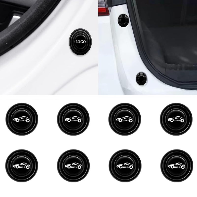 Kidoca Car Shock Absorber Door Guard Protector Rubber Pads & Accessories, Innovative Auto Gadgets Compass, Wrangler, Meridian, S90, XC60, XC40, Hector, Astor, Gloster - Image 1