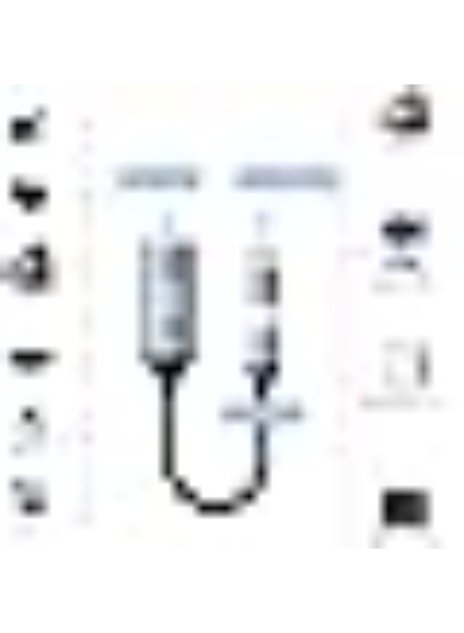 Video Capture Card 4K 1080P HDMI to USB-C with Type-C Adapter – Audio & Video Capture for Windows, macOS, Android – Game Live Streaming & Video Recording (Gray) - Image 4