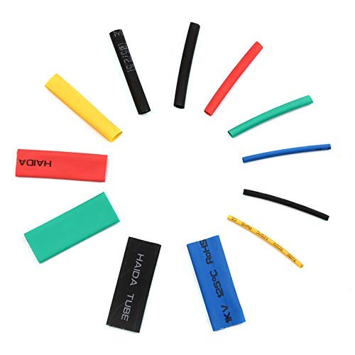 Rpi shop - 80 Pcs Colours Assorted Polyolefin Heat Shrink Tube, Insulated Wire Cable Sleeving Wrap, Multicolour, 7 Different Cut Size with Box - Image 3