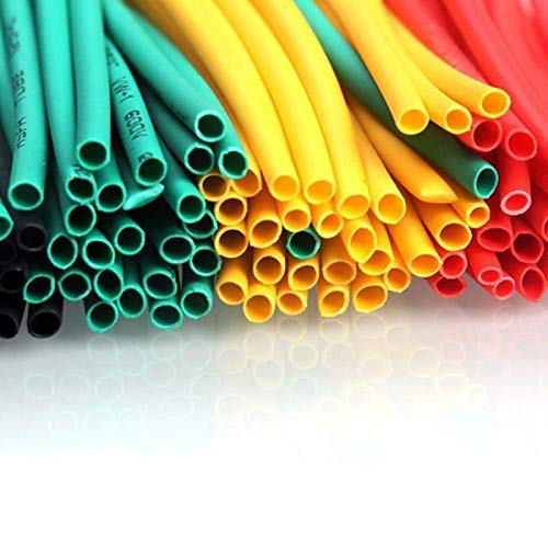 Rpi shop - 80 Pcs Colours Assorted Polyolefin Heat Shrink Tube, Insulated Wire Cable Sleeving Wrap, Multicolour, 7 Different Cut Size with Box - Image 4
