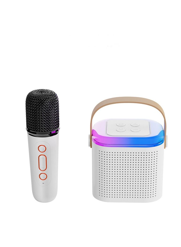 Mini Wireless Microphone with Bluetooth Small Speaker 