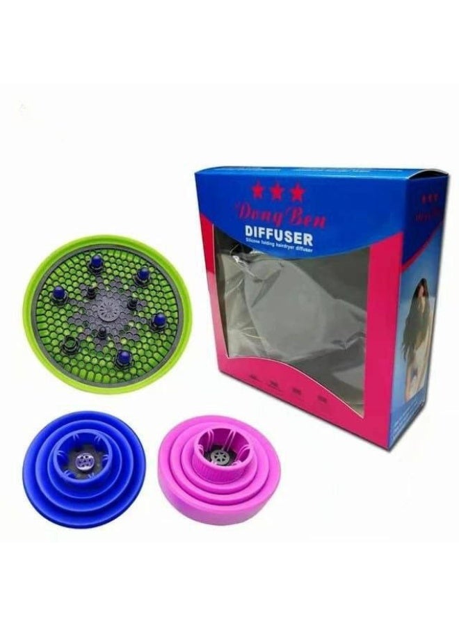 ديفيوزر سيليكون 1015/6 – رأس ناشر هواء مرن لتجعيد وتكثيف الشعر باحتراف