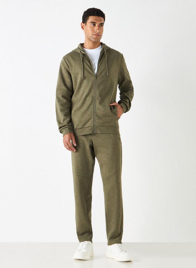 كابا هودي بسحاب إغلاق وجيوب وتطريز شعار من كابا - Image 2