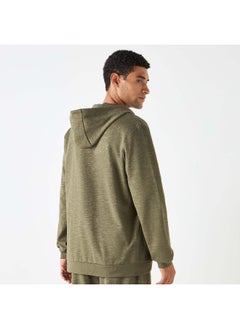 Kappa Kappa Logo Embroidered Zip Through Hoodie with Pockets  - Image 2