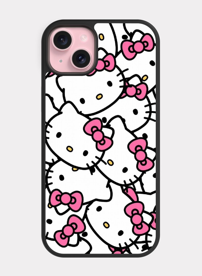 بكسلات كفر ايفون 15 بلس وجه هلو كيتي - Image 1