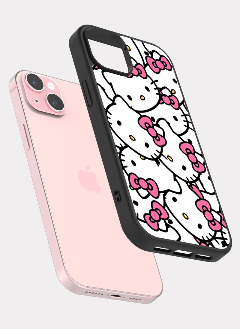 بكسلات كفر ايفون 15 بلس وجه هلو كيتي - Image 2